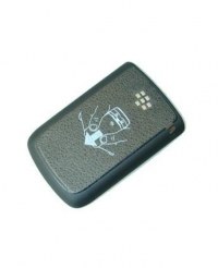Klapka baterii BlackBerry Bold 9700/ 9780 - czarna leather (oryginalna)