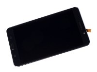 Obudowa przednia z ekranem dotykowym i wywietlaczem Samsung SM-T230 Galaxy Tab 4 7.0 - czarna (oryginalna)
