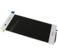 Ekran dotykowy z wywietlaczem Sony D6708 Xperia Z3v - biay (oryginalny)