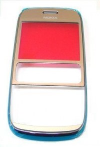 Obudowa przednia Nokia 302 Asha - zota (oryginalna)
