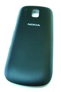 Klapka baterii Nokia 203 Asha - czarna (oryginalna)