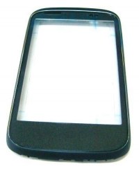Obudowa przednia HTC Desire C, A320e - czarna (oryginalna)