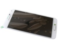 Obudowa przednia z ekranem dotykowym i wywietlaczem Samsung SM-G900F Galaxy S5 - biaa (oryginalna)