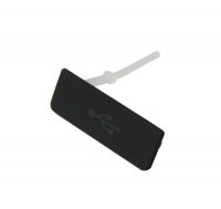 Zalepka USB Sony ST27i Xperia Go - czarna (oryginalna)