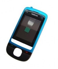 Obudowa przednia Nokia C2-05 - niebieska (oryginalna)