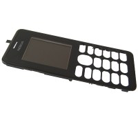 Obudowa przednia Nokia 108 - ciemno szara (oryginalna)