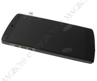 Obudowa przednia z ekranem dotykowym i wywietlaczem LG D821 Nexus 5 - czarny (oryginalny)