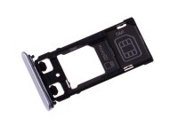 Szufladka karty Sony F5122 Xperia X Dual - biaa (oryginalna)