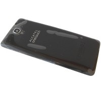 Klapka baterii Alcatel OT 6043D One Touch Idol X+ - czarna (oryginalna)