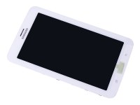 Obudowa przednia z ekranem dotykowym i wywietlaczem Samsung SM-T116 Galaxy Tab 3 7.0 Lite - biaa (oryginalna)