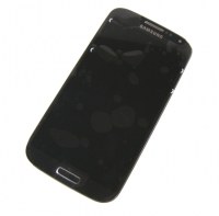 Obudowa przednia z ekranem dotykowym z wywietlaczem Samsung I9505 Galaxy S4 LTE - czarna (oryginalna)