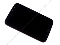 Obudowa przednia z ekranem dotykowym i wywietlaczem Samsung N5110 Galaxy Note 8.0 - czarna (oryginalna)