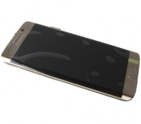 Ekran dotykowy z wywietlaczem (kompletny) Samsung SM-G925 Galaxy S6 Edge - zoty (oryginalny)
