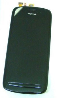 Ekran dotykowy z wywietlaczem Nokia 808 Pure View - czarny (oryginalny)