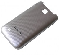 Klapka baterii Samsung C3520 - srebrna metalowa (oryginalna)